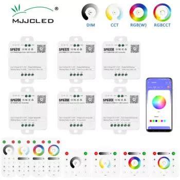 5 В, 12 В, 24 В, умный Bluetooth светодиодный PWM SPI-контроллер для Pixel WS2812B WS2811 COB 5050 RGB RGBW CCT Strip Light, приложение, дистанционное управление