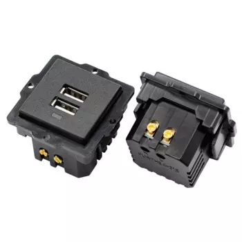 5 В, 2,1 а розетка переменного тока, встроенная настольная розетка с двумя USB-портами, модуль панели питания постоянного тока, схема тестирования розетки «сделай сам»