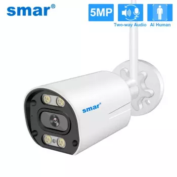 5MP 3MP уличная беспроводная IP-камера для обнаружения человека двустороннее аудио полноцветное видение камера видеонаблюдения Onvif ICSEE APP