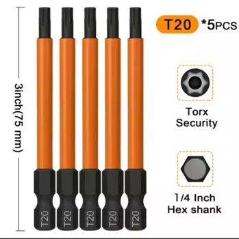 Набор бит Torx Hakkin T20 T25 75 мм