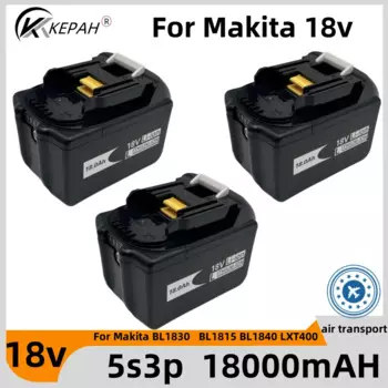 5S3P для Makita BL1830 18 в 18000 мАч электроинструменты сменный аккумулятор BL1815 BL1840 LXT400 194204-5 194205-3 194309-1