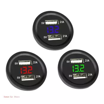 5V 4.2A Водонепроницаемая розетка с двумя портами USB-адаптера для зарядного устройства для автомобиля
