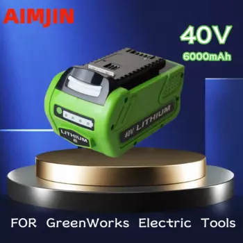 6000 мАч GreenWorks 40 в сменный аккумулятор 29462 29472 40 в 22272 Ач инструменты литий-ионный перезаряжаемый аккумулятор 20292 22332
