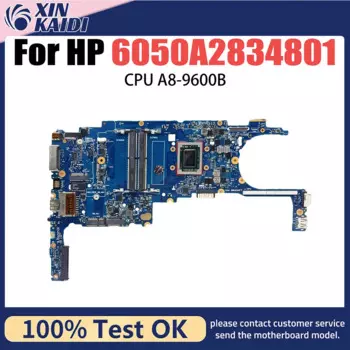 6050А 2834801 Материнская плата для HP EliteBook 725-G4 911739 -601 Материнская плата ноутбука Процессор A8-9600B полностью протестирована в порядке
