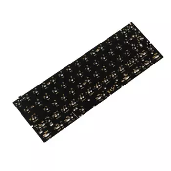 60% 61 64 QMK PCB пластина стабилизаторы комплект Полностью программируемый подсветка RGB светодиод PCB 2u 2.25u пластина для механической клавиатуры GH60 DZ60