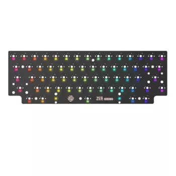 60% набор механической клавиатуры на заказ, программируемая клавиатура RGB с горячей заменой через/QMK, печатная плата клавиатуры (hhkb совместимая с kara)