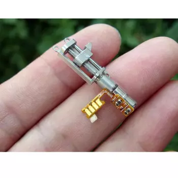 60Pc Precision Planetary Deceleration Lift Mini Push Rod Motor DC 5V Screw Slide Stepper Motor Long Linear Actuator Ball Bearing