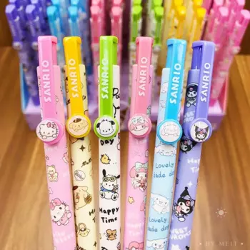 60pcs/ лот Sanrio Kuromi мелодия шариковая ручка милые Pochacco Kitty шариковые ручки школьные принадлежности для письма