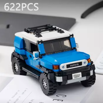 622 шт., Детский конструктор для автомобилей Toyota FJ40
