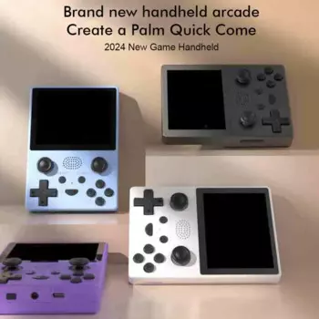 64G Ретро портативная игровая консоль с открытым исходным кодом 3,5 дюймов IPS экран консоль подарки Детские игры видео 3D Ретро N8C6