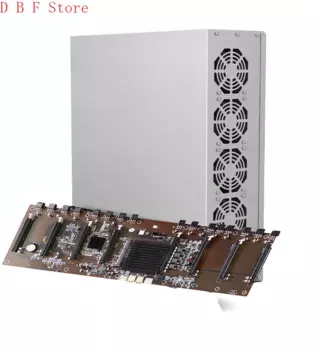 65 мм 70 мм Слот пространство материнская плата Поддержка 8 GPU 4G RAM 128G MSATA 2000W PSU HM65 847 Rig корпус B65 B75 B85 S37 T37 чехол