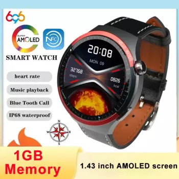 696 Смарт-часы Hello Watch Round HT13 Amoled 1 Гб Rom для мужчин и женщин, экран 1,43 дюйма, голосовой помощник ии, BT, спортивные Смарт-часы