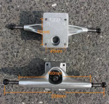 6,25-дюймовый ГРУЗОВИК для SKATEBOARD SURF SKATE ЗАДНИЙ ГРУЗОВИК 2 ШТ. LONGBOARD ГРУЗОВИК DIY