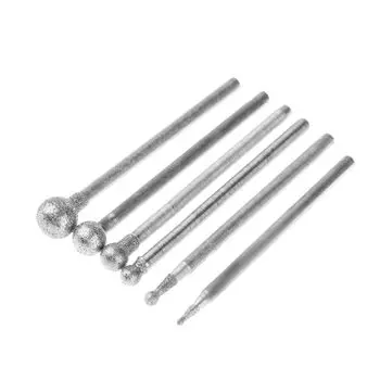 6 шт. алмазные сферические шлифовальные головки для Dremel