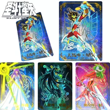 6 шт./набор, Детская флеш-карта Saint Seiya Shiryu Saori Kido