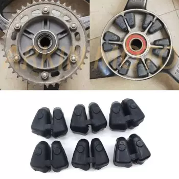 6 шт. Резиновый барабан для заднего колеса мотоцикла для Honda CBR600RR CBR 600RR 1000RR CBR1000RR F5 F4i CBR954 CBR954 резиновый буфер