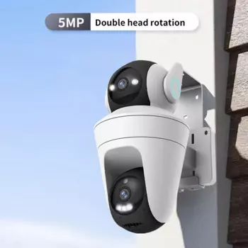 6MP 1296P iCam365 APP двойной PTZ объектив полноцветная беспроводная IP купольная камера ИИ Обнаружение человекоида Домашняя безопасность CCTV радионяня