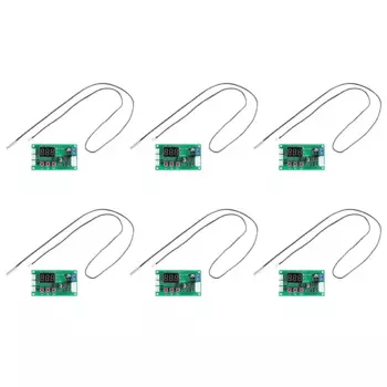 6X DC 12V 24V 48V 5A 2 3 4 Wire PWM контроллер скорости вентилятора, регулятор температуры, поддержка EC EBM вентилятора