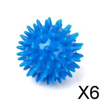 6xspiky Массажный мяч для ладони/ног/рук/шеи Глубокий массаж тканей 5,5 см