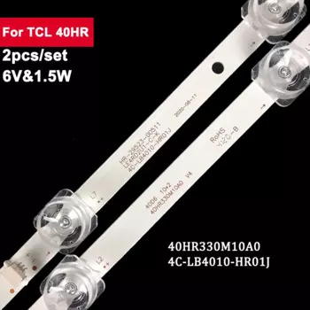 744 мм 6 В светодиодная лента для телевизора для TCL 40 дюймов 40HR330M10A0 4C-LB4010-HR01J 2 шт./компл. полосы подсветки телевизора 40S6500 40S325 40FE5606