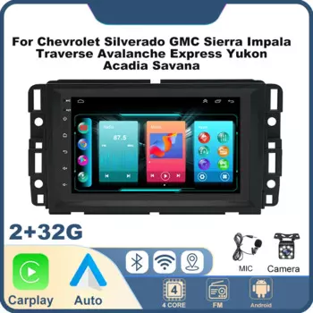 7-дюймовый автомобильный радиоприемник для Chevrolet Silverado GMC Sierra Impala Traverse Avalanche Express Yukon Acadia Savana GPS автомобильное аудио