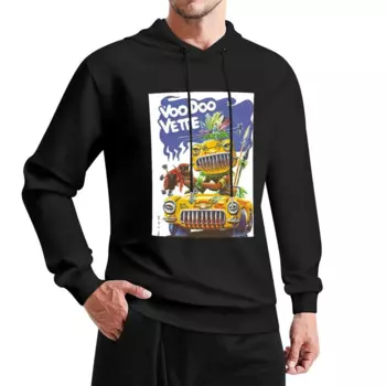 # 7. Voo Doo Vette, пуловер с капюшоном Weird Wheels, уличная мужская блузка, толстовки с рисунком