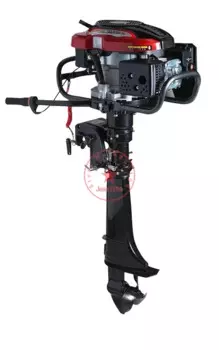 7HP четырехтактный одноцилиндровый бензиновый двигатель с воздушным охлаждением, подвесной, подходит для надувных лодок, резиновых лодок, рыболовных лодок