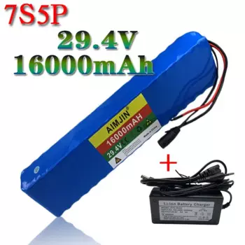 7S5P 29,4 V 16000mAh 18650 литий-ионная батарея для транспортировки оборудования уличные источники питания и т. д.