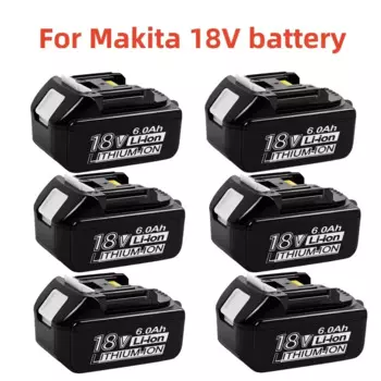 8000 мАч для Makita, 18 В, аккумуляторная батарея для электроинструментов, 18 В, со светодиодной литий-ионной заменой LXT BL1830 BL1860 BL1850
