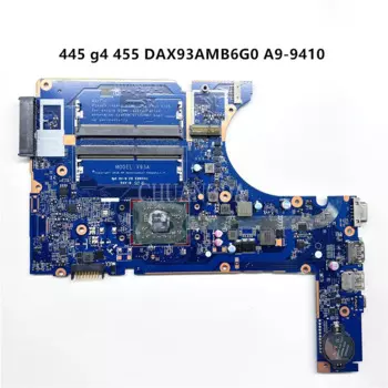 860030 -001 907358 -601 809001 -002 Материнская плата для ноутбука HP 445 g4 455 DAX93AMB6G0 A9-9410 Материнская плата процессора