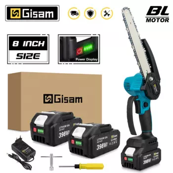 Gisam Бесщеточная мини-пила 8 дюймов для аккумулятора Makita 18 В