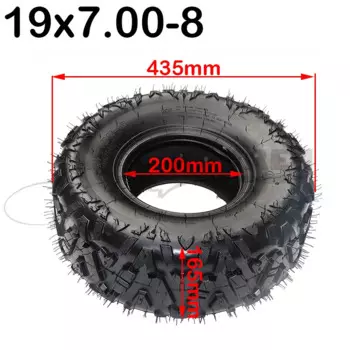 8-дюймовая шина для квадроцикла 19x7-8, подходит для четырехколесных автомобилей мотоцикла 50cc 70cc 110cc 125cc, маленькие передние или задние колеса 19x7.00-8, шина