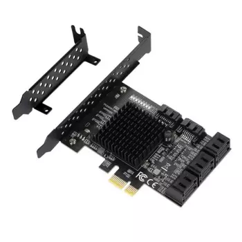 8 портов SATA 3 PCI Экспресс Плата расширения PCI-E SATA контроллер PCIE 1X к SATA карта SATA3.0 6 Гб Адаптер для HDD SSD
