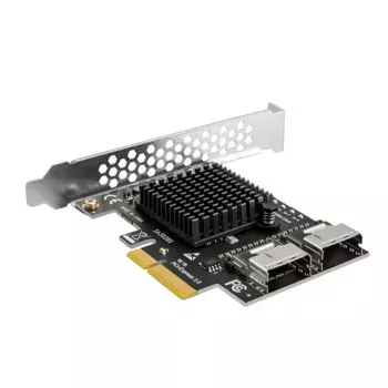 8-портовый Sata 3,0 SFF8087 PCIe 3,0 X4 к мини-контроллеру SAS PCIe к SFF 8087 фотоадаптер расширения ASM1166 чип