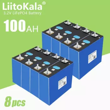 8 шт., литий-железо-фосфатные элементы LiitoKala, 3,2 в, Ач