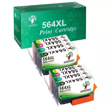 8PK 564XL чернильный картридж с чипом для HP 564 Photosmart 7515 7525 6510 C410