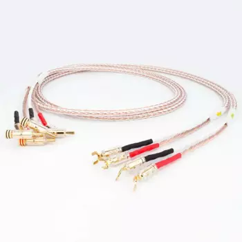 8TC 16-жильный однокристальный медный аудио Hi-fi кабель для самостоятельной сборки в виде искусственной кожи в виде бананового штекера, кабель для динамика, шнур, провод