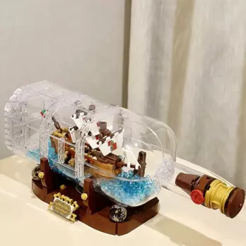 960 шт., Детский конструктор «корабль»