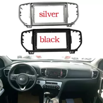 9 "2din автомобильный радиоприемник для Kia KX5 SPORTAGE 2016-2017, автомобильный мультимедийный плеер, панель приборной панели, пластиковая лицевая панель, адаптер
