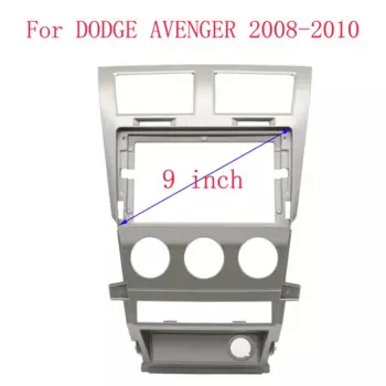 9-дюймовая автомобильная панель радиоприемника для DODGE Avenger 2008-2010, комплект приборной панели, установка лицевой панели консоли, адаптерная пластина, 9-дюймовая накладка