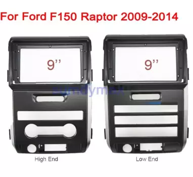 9-дюймовая рамка для автомобильной панели радиоприемника ford F150 Raptor 2009-2014, комплект крепления на приборной панели, установка DVD, GPS, Mp5, пластиковая панель