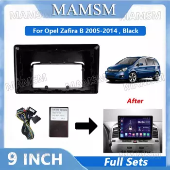 9-дюймовый 2 Din адаптер рамы радио для Opel Zafira B 2005-2014 Автомобильный Android плеер Audio монтажная панель комплект рамы