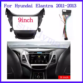 9 дюймовый 2din автомобильный адаптер рамы радио для Hyundai Elantra 2010-2013 Android большой экран Аудио приборная панель комплект