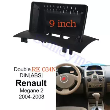 9-дюймовый автомобильный адаптер для рамы для Renault Megane 2 Megane 2 II 2002-2009 Android Radio Dask Fitting Panel Kit