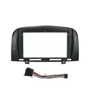 9-дюймовый автомобильный радиоприемник для Hyundai Sonata NF 2006-2010, рамка панели проигрывателя Android MP5, 2 Din, головное устройство Fascia, стереоприборная панель
