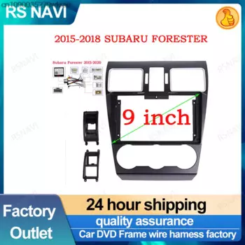 9-дюймовый автомобильный радиоприемник RSNAVI Facia для Subaru Forester 2016 2017 2018, видеопанельный плеер, аудиоприемник, 2 Din рамка, комплект крепления для приборной панели