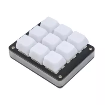 9-кнопочный ЧПУ алюминий QMK через Hotswap YMDK RGB поддержка Macro Type C MX переключатели механическая клавиатура цифровая панель для игр Photoshop