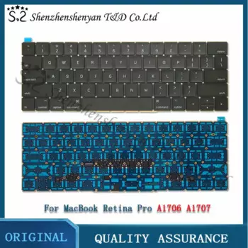 A1706 A1707/Великобритания/испанская/корейская/французская клавиатура Macbook Pro Retina 13 "15" Замена сенсорной панели 2016 2017