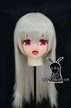 (A18) изготовленная на заказ унисекс BJD кукла вечерние маска на всю голову с корпусом японский мультфильм силиконовая аниме собака кигуруми маска для косплея