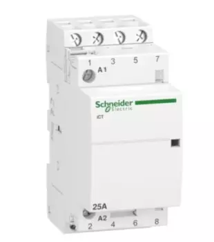 A9C20834 Контактор ICT 4P 4NO 220~240В 25А iCT — 4 полюса — 4 НО — 25 А — 220..240 В переменного тока